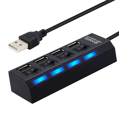 开关集线器 厂家直销的长条USB HUB 一拖四接口集线器，便捷与高效的完美融合